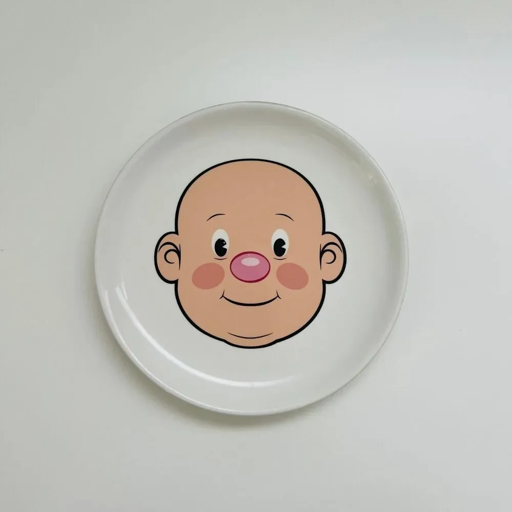 FRED & FRIENDS Plays With His Food Ceramic Plates, Set of 2
